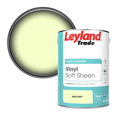 Leyland Trade Vinyl Soft Sheen Walls & Ceilings Emulsion Paint (0020-G50Y)5L from B&Q