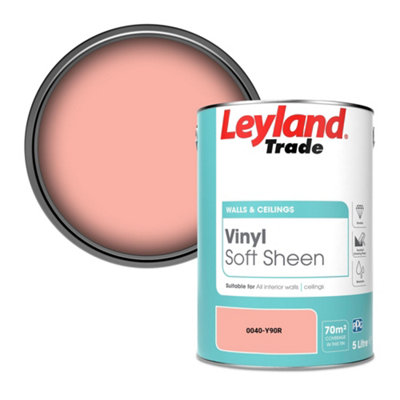 Leyland Trade Vinyl Soft Sheen Walls & Ceilings Emulsion Paint (0040-Y90R)5L from B&Q