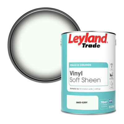 Leyland Trade Vinyl Soft Sheen Walls & Ceilings Emulsion Paint (0603-G30Y)5L from B&Q
