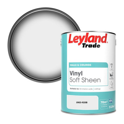 Leyland Trade Vinyl Soft Sheen Walls & Ceilings Emulsion Paint (0903-R20B)5L from B&Q