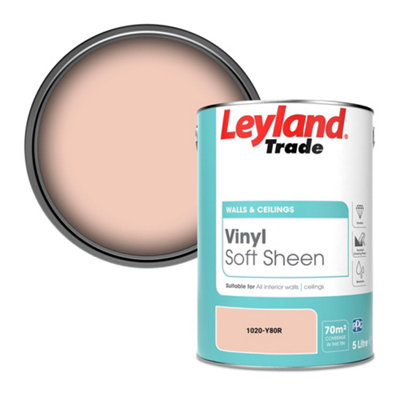 Leyland Trade Vinyl Soft Sheen Walls & Ceilings Emulsion Paint (1020-Y80R)5L from B&Q
