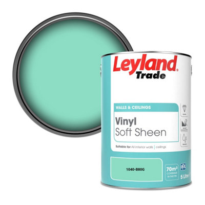 Leyland Trade Vinyl Soft Sheen Walls & Ceilings Emulsion Paint (1040-B80G)5L from B&Q