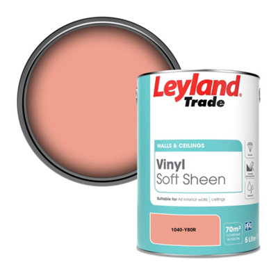 Leyland Trade Vinyl Soft Sheen Walls & Ceilings Emulsion Paint (1040-Y80R)5L from B&Q