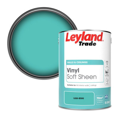 Leyland Trade Vinyl Soft Sheen Walls & Ceilings Emulsion Paint (1050-B50G)5L from B&Q