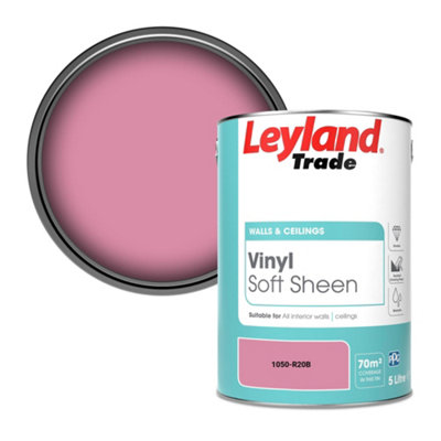 Leyland Trade Vinyl Soft Sheen Walls & Ceilings Emulsion Paint (1050-R20B)5L from B&Q