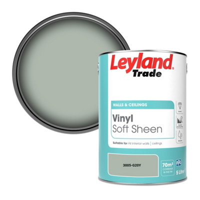 Leyland Trade Vinyl Soft Sheen Walls & Ceilings Emulsion Paint (3005-G20Y)5L from B&Q