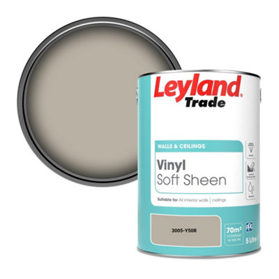 Leyland Trade Vinyl Soft Sheen Walls & Ceilings Emulsion Paint (3005-Y50R)5L from B&Q