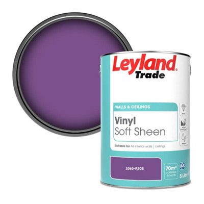Leyland Trade Vinyl Soft Sheen Walls & Ceilings Emulsion Paint (3060-R50B)5L from B&Q