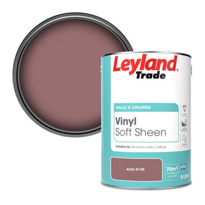 Leyland Trade Vinyl Soft Sheen Walls & Ceilings Emulsion Paint (4030-R10B)5L from B&Q