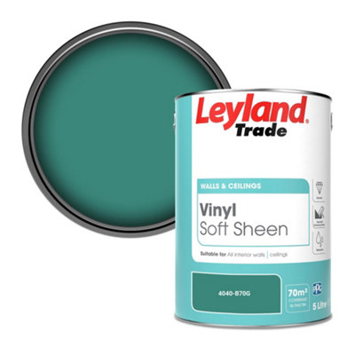 Leyland Trade Vinyl Soft Sheen Walls & Ceilings Emulsion Paint (4040-B70G)5L from B&Q
