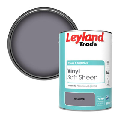 Leyland Trade Vinyl Soft Sheen Walls & Ceilings Emulsion Paint (5010-R50B)5L from B&Q