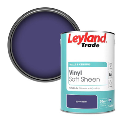 Leyland Trade Vinyl Soft Sheen Walls & Ceilings Emulsion Paint (5040-R60B)5L from B&Q