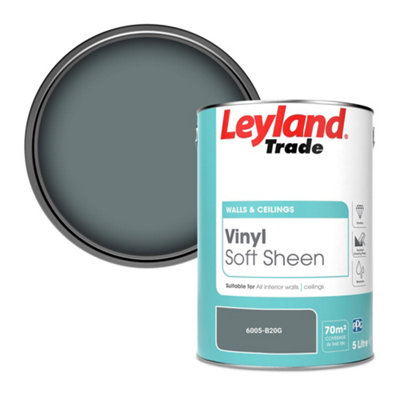 Leyland Trade Vinyl Soft Sheen Walls & Ceilings Emulsion Paint (6005-B20G)5L from B&Q