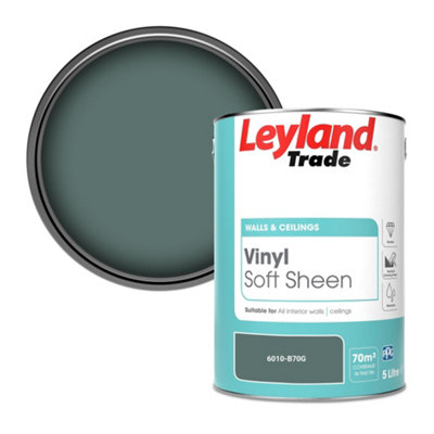 Leyland Trade Vinyl Soft Sheen Walls & Ceilings Emulsion Paint (6010-B70G)5L from B&Q