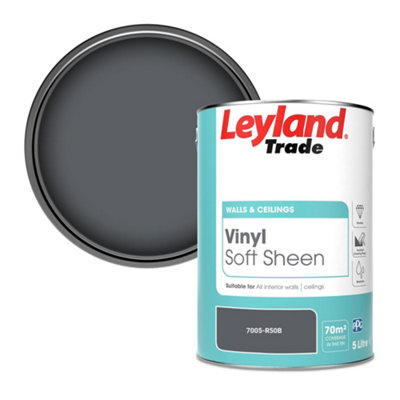 Leyland Trade Vinyl Soft Sheen Walls & Ceilings Emulsion Paint (7005-R50B)5L from B&Q