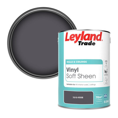 Leyland Trade Vinyl Soft Sheen Walls & Ceilings Emulsion Paint (7010-R50B)5L from B&Q