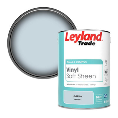 B&Q -  Vinyl Soft Sheen Walls & Ceilings Emulsion Paint Cold Star (Ppg1040-1)5L