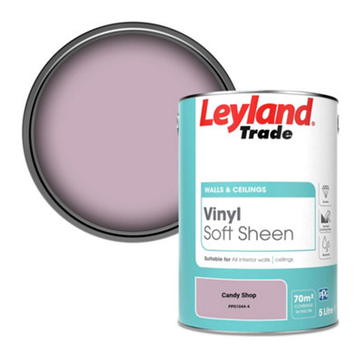 Leyland Trade Vinyl Soft Sheen Walls & Ceilings Emulsion Paint Candy Shop (Ppg1044-4)5L from B&Q
