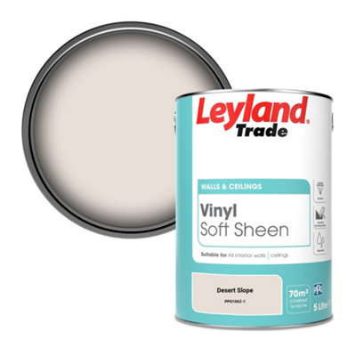 Leyland Trade Vinyl Soft Sheen Walls & Ceilings Emulsion Paint Desert Slope (Ppg1062-1)5L from B&Q