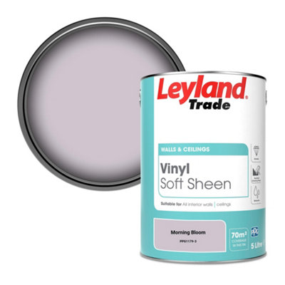 Leyland Trade Vinyl Soft Sheen Walls & Ceilings Emulsion Paint Morning Bloom (Ppg1179-3)5L from B&Q
