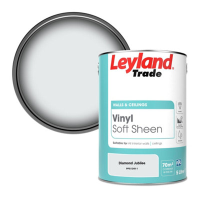 Leyland Trade Vinyl Soft Sheen Walls & Ceilings Emulsion Paint Diamond Jubilee (Ppg1248-1)5L from B&Q