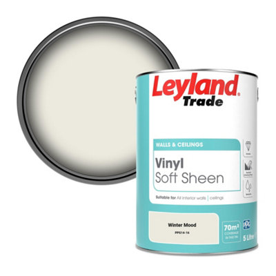 Leyland Trade Vinyl Soft Sheen Walls & Ceilings Emulsion Paint Winter Mood (Ppg14-16)5L from B&Q