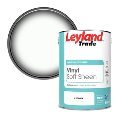 Leyland Trade Vinyl Soft Sheen Walls & Ceilings Emulsion Paint (S 0500-N)5L from B&Q
