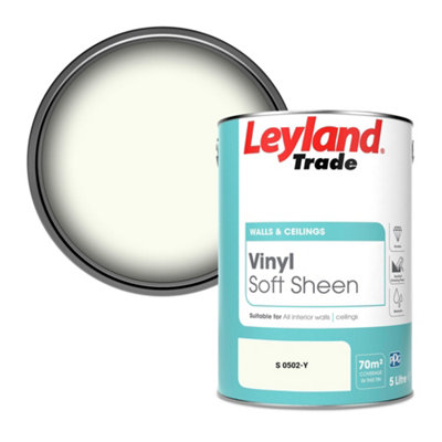 Leyland Trade Vinyl Soft Sheen Walls & Ceilings Emulsion Paint (S 0502-Y)5L from B&Q