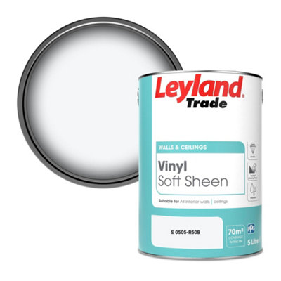 Leyland Trade Vinyl Soft Sheen Walls & Ceilings Emulsion Paint (S 0505-R50B)5L from B&Q
