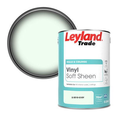 Leyland Trade Vinyl Soft Sheen Walls & Ceilings Emulsion Paint (S 0510-G10Y)5L from B&Q