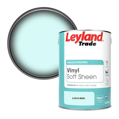 Leyland Trade Vinyl Soft Sheen Walls & Ceilings Emulsion Paint (S 0515-B50G)5L from B&Q
