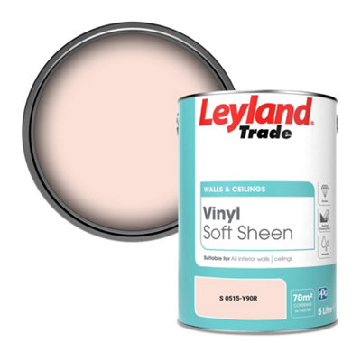 Leyland Trade Vinyl Soft Sheen Walls & Ceilings Emulsion Paint (S 0515-Y90R)5L from B&Q