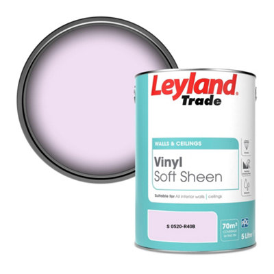 Leyland Trade Vinyl Soft Sheen Walls & Ceilings Emulsion Paint (S 0520-R40B)5L from B&Q