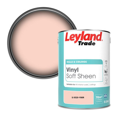 Leyland Trade Vinyl Soft Sheen Walls & Ceilings Emulsion Paint (S 0520-Y80R)5L from B&Q