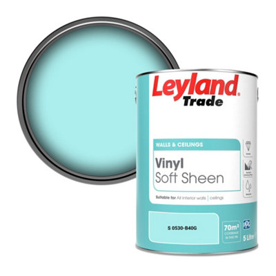 Leyland Trade Vinyl Soft Sheen Walls & Ceilings Emulsion Paint (S 0530-B40G)5L from B&Q