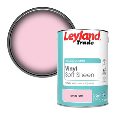 Leyland Trade Vinyl Soft Sheen Walls & Ceilings Emulsion Paint (S 0530-R20B)5L from B&Q