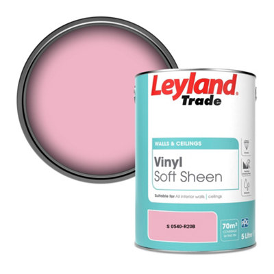 Leyland Trade Vinyl Soft Sheen Walls & Ceilings Emulsion Paint (S 0540-R20B)5L from B&Q