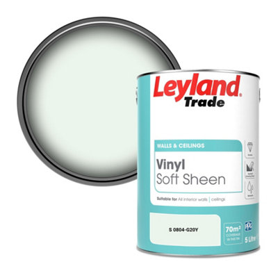 Leyland Trade Vinyl Soft Sheen Walls & Ceilings Emulsion Paint (S 0804-G20Y)5L from B&Q