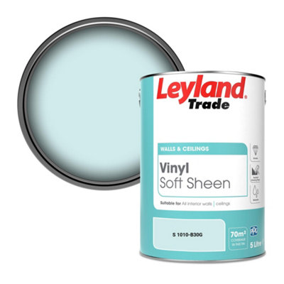 Leyland Trade Vinyl Soft Sheen Walls & Ceilings Emulsion Paint (S 1010-B30G)5L from B&Q