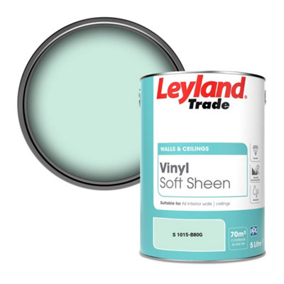 Leyland Trade Vinyl Soft Sheen Walls & Ceilings Emulsion Paint (S 1015-B80G)5L from B&Q