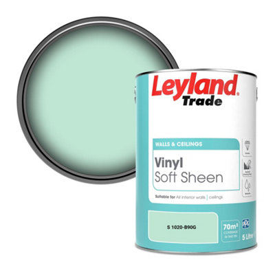Leyland Trade Vinyl Soft Sheen Walls & Ceilings Emulsion Paint (S 1020-B90G)5L from B&Q