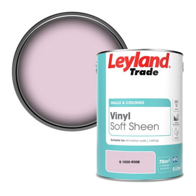 Leyland Trade Vinyl Soft Sheen Walls & Ceilings Emulsion Paint (S 1020-R30B)5L from B&Q