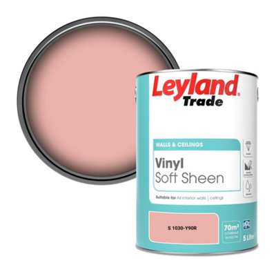 Leyland Trade Vinyl Soft Sheen Walls & Ceilings Emulsion Paint (S 1030-Y90R)5L from B&Q