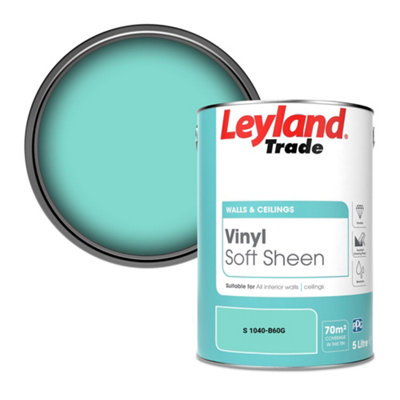 Leyland Trade Vinyl Soft Sheen Walls & Ceilings Emulsion Paint (S 1040-B60G)5L from B&Q