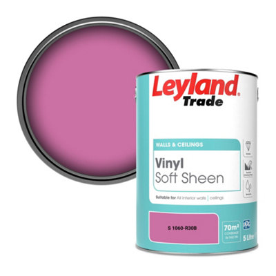 Leyland Trade Vinyl Soft Sheen Walls & Ceilings Emulsion Paint (S 1060-R30B)5L from B&Q