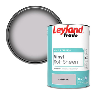 Leyland Trade Vinyl Soft Sheen Walls & Ceilings Emulsion Paint (S 1505-R20B)5L from B&Q