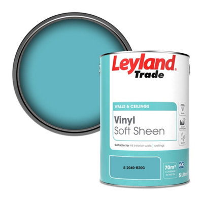 Leyland Trade Vinyl Soft Sheen Walls & Ceilings Emulsion Paint (S 2040-B20G)5L from B&Q