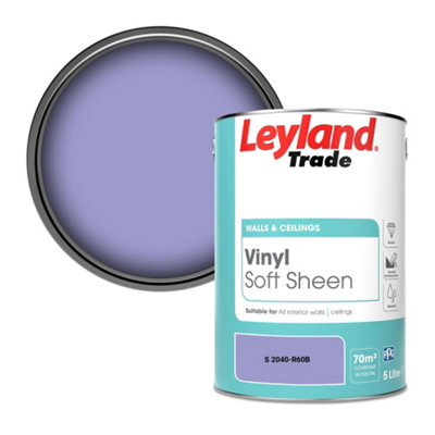 Leyland Trade Vinyl Soft Sheen Walls & Ceilings Emulsion Paint (S 2040-R60B)5L from B&Q