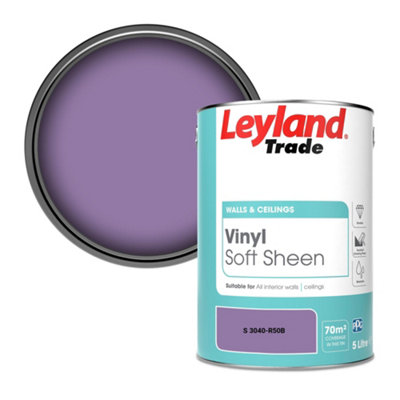 Leyland Trade Vinyl Soft Sheen Walls & Ceilings Emulsion Paint (S 3040-R50B)5L from B&Q