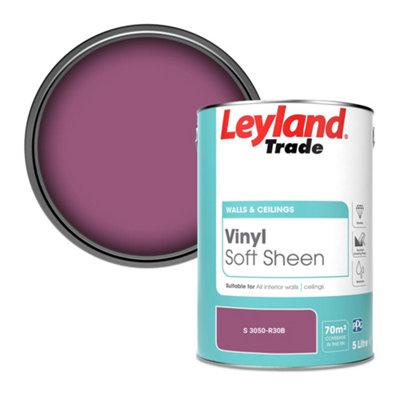 Leyland Trade Vinyl Soft Sheen Walls & Ceilings Emulsion Paint (S 3050-R30B)5L from B&Q